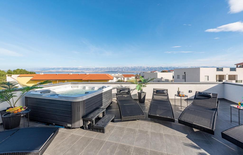 Luxurioeses Penthouse Welle Mit Whirlpool, Grill Und Meerblick Vir Exterior foto